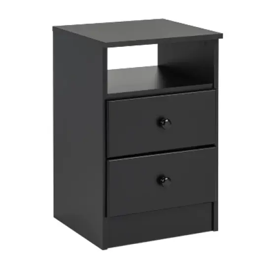 Astrid 2 Drawer Nightstand - Prepac image {1}