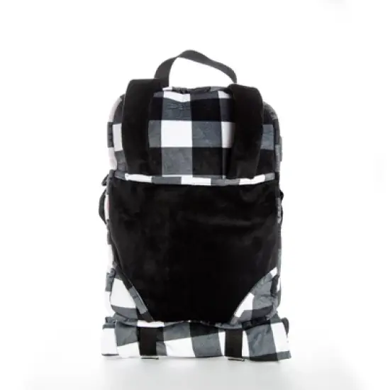 The Queen;'sTreasures 18" Doll Carrier and Sleeping Bag, Black & White image {3}