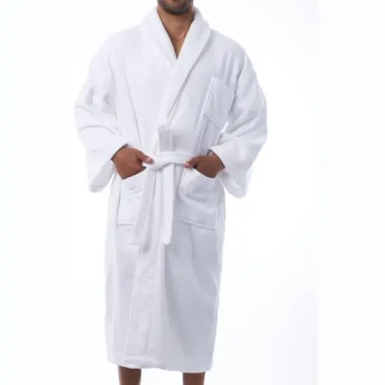 Alpine Swiss Pure Cotton Mens Terry Cloth Bathrobe Super Absorbent Spa Robe image {1}