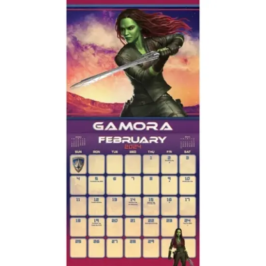 Trends International Inc. 2023-24 Wall Calendar 12"x12" Marvel Guardians of the Galaxy Vol. 3 image {2}