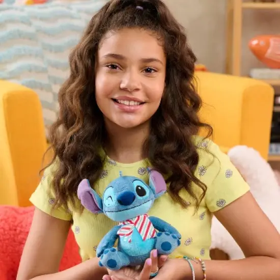 Disney Stitch Holiday Plush Small: Polyester Character Stuffed Toy image {1}