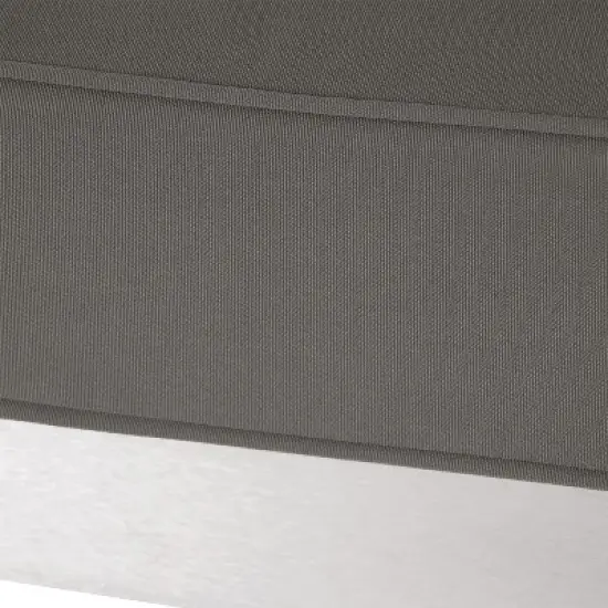 Christopher Knight Home Cape Coral 56" Outdoor Aluminum Loveseat with Cushions, Silver/Khaki image {7}