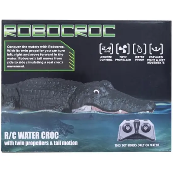 Jupiter Creations, Inc Robocroc R/C 2.4G Remote Control Water Toy image {1}