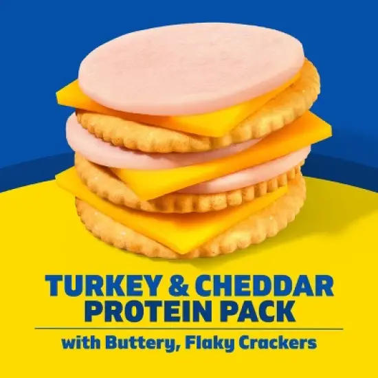 Lunchables Turkey & Cheddar Cheese with Crackers - 3.2oz image {3}