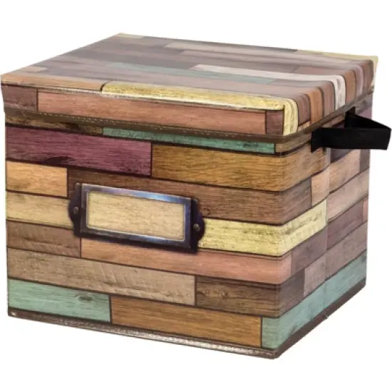 Teacher Created Resources&reg; Reclaimed Wood Design Storage Box, Pack of 2 image {1}