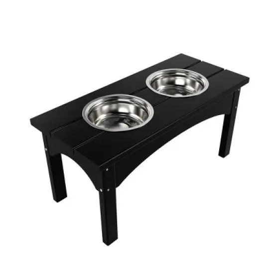 WestinTrends Elevated Pet Feeder for Cats and Dogs Puppy, Removable stainless steel eating Bowl, All Weather Resistant image {6}