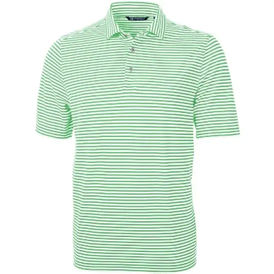 Cutter & Buck Virtue Eco Pique Stripe Recycled Mens Polo Shirt image {17}