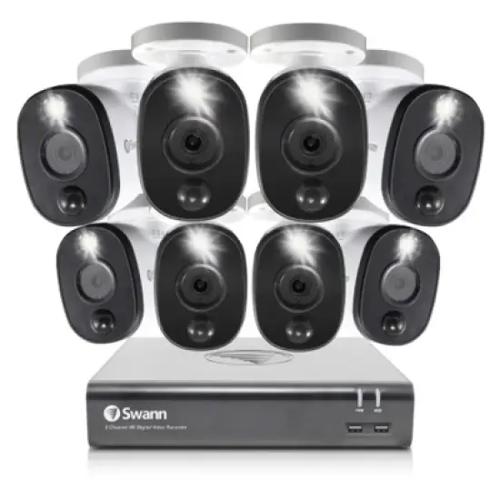 Swann DVR Security System, SWPRO Square Spotlight Bullet Camera, 84580 Hub image {6}