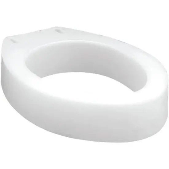 Carex Toilet Seat Elevator - For Standard Sized Seats - White image {2}