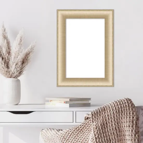 Amanti Art Elegant Brushed Honey Framed Dry Erase Magnetic Board image {7}