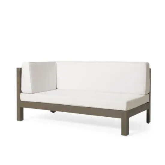 INFURNIC Patio Seating Sets Modern Outdoor Furniture Set Featuring Unique Design,Perfect for Gardens, Living Spaces, White, 58.25"*27.75"*30.25" image {1}