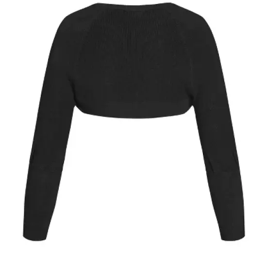 Women's Plus Size Amelia Cardigan - black | CITY CHIC image {7}