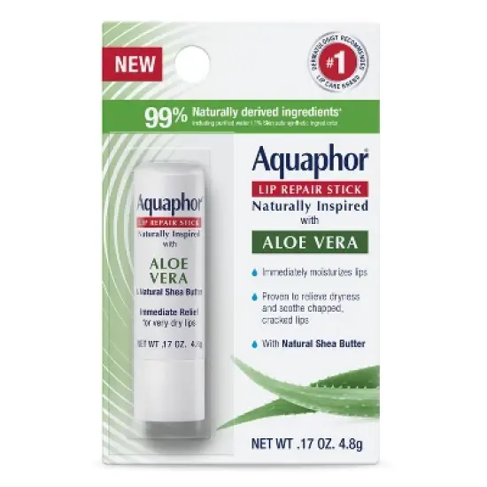 Aquaphor Lip Repair Stick For Immediate Relief - Aloe Vera - 0.17oz image {13}