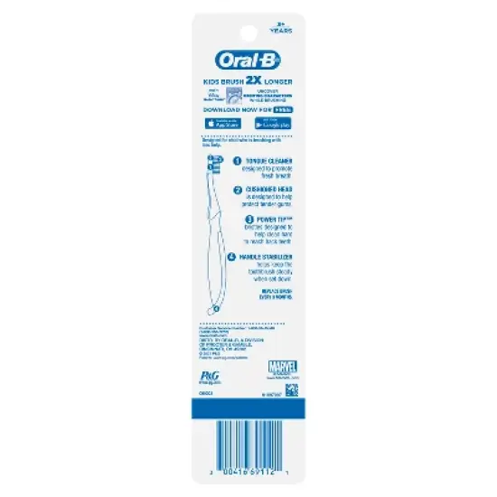 Oral-B Kids' Toothbrush featuring Marvel's Spider-Man Soft Bristles - 2ct image {8}