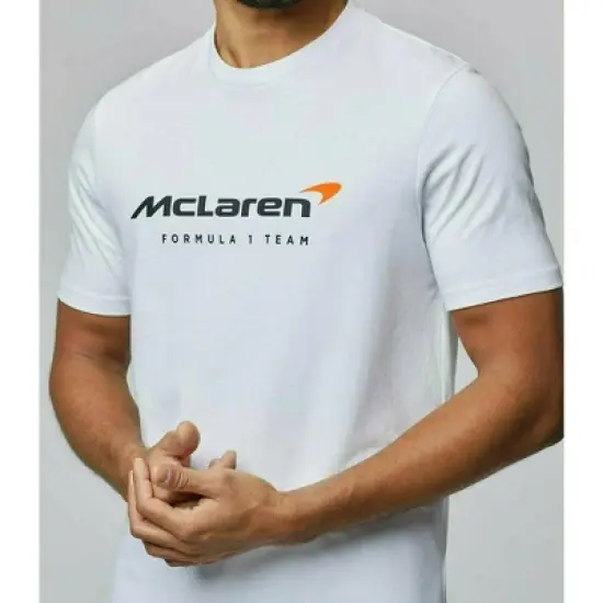 McLaren F1 Men's Core Essentials Logo T-Shirt (White, 4XL) image {1}