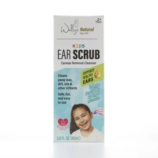 Wally's Natural Kids' Ear Scrub Liquid - 2oz image {3}