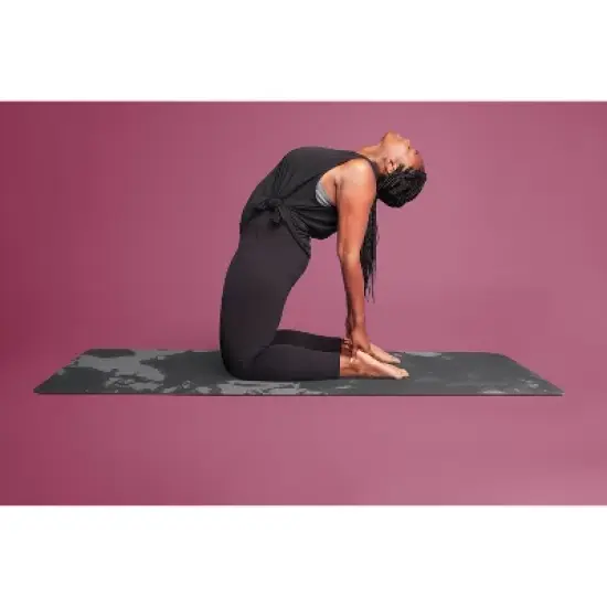 Swirl Print Yoga Mat 5mm Gray - All in Motion&trade; image {3}