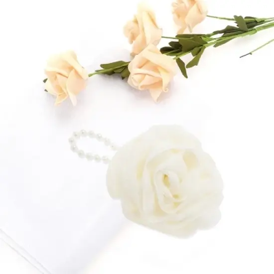 Unique Bargains Rose Bath Shower Loofah Sponge 1 Pc image {4}