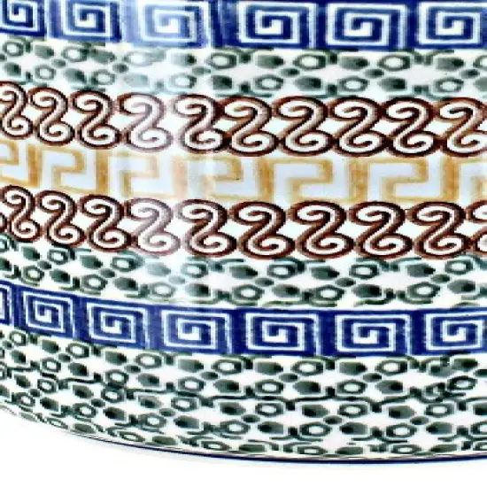 Blue Rose Polish Pottery 492 Ceramika Medium Canister image {2}