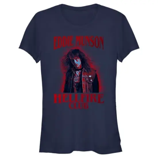 Junior's Stranger Things Hellfire Club Eddie Munson T-Shirt image {3}