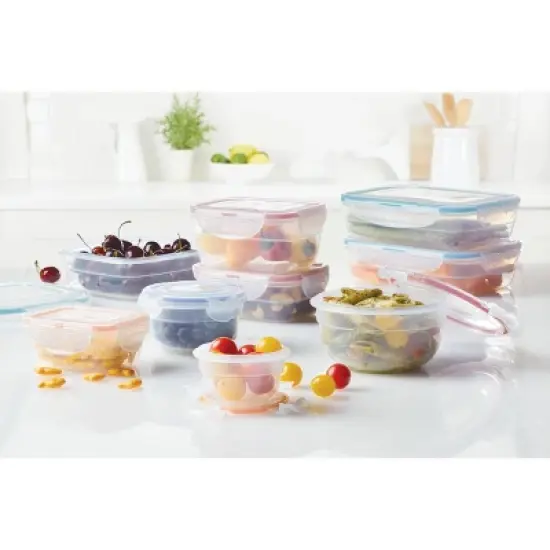 LocknLock Easy Essentials Color Mates Assorted Food Storage Container Set - 18pc image {1}