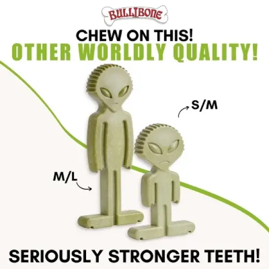 Bullibone Alien Chey Toy for Small Dogs image {4}