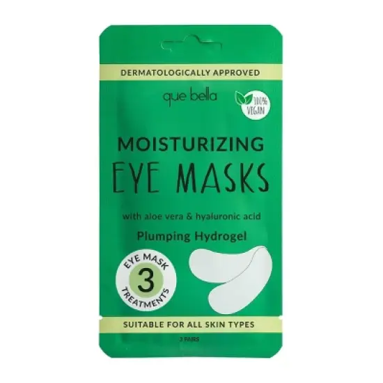 Que Bella Moisturizing Hydrogel Eye Masks - 3ct image {7}