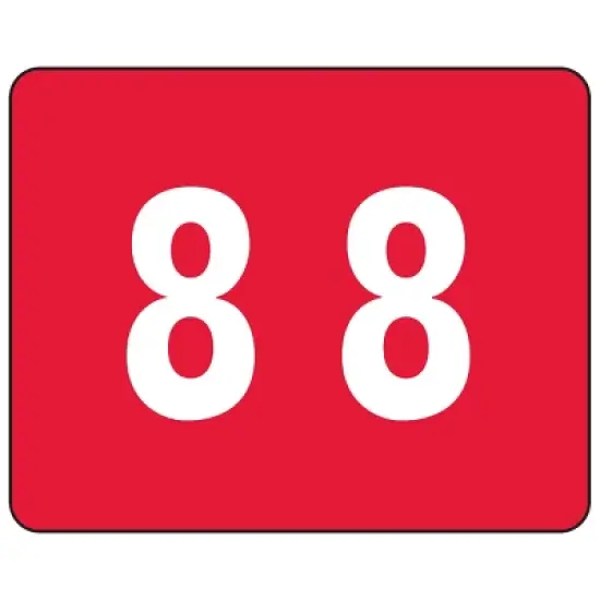 Smead DCCRN Color-Coded Numeric Label image {10}