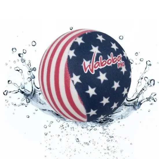 Waboba Water Bouncing Pro Ball-Stars & Stripes, White/Red/Blue image {5}