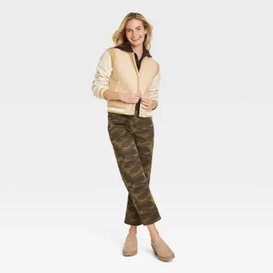 Women's Shrunken Varsity Jacket - Universal Thread&trade; image {2}