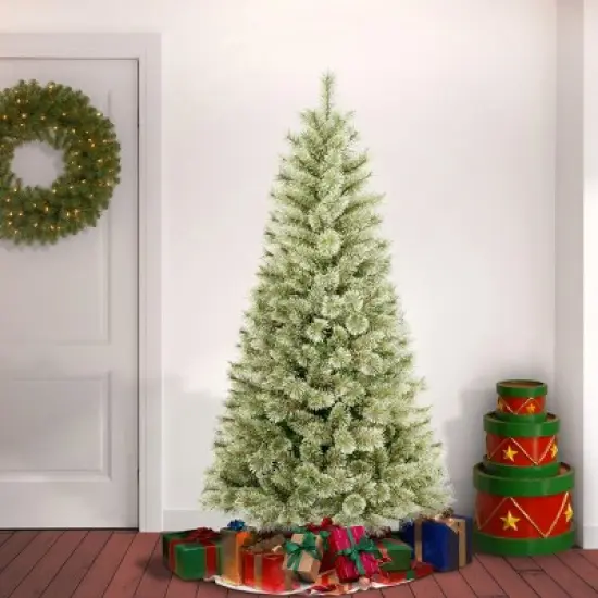 6' Unlit Hinged Arcadia Cashmere Pine Artificial Christmas Tree - National Tree Company image {1}