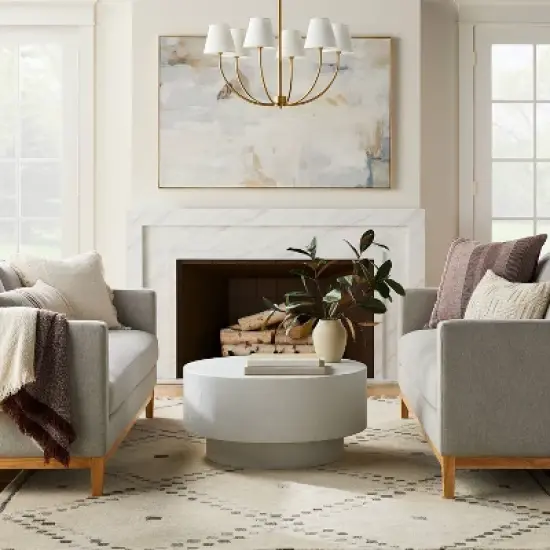 6-Light Ceiling Chandelier Brass - Threshold&trade; designed with Studio McGee image {1}