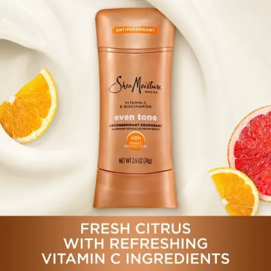 SheaMoisture Even Tone Solid Antiperspirant & Deodorant with Vitamin C & Niacinamide - 2.6oz image {6}