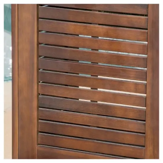 Riviera Acacia Wood Bar - Rich Mahogany - Christopher Knight Home image {3}