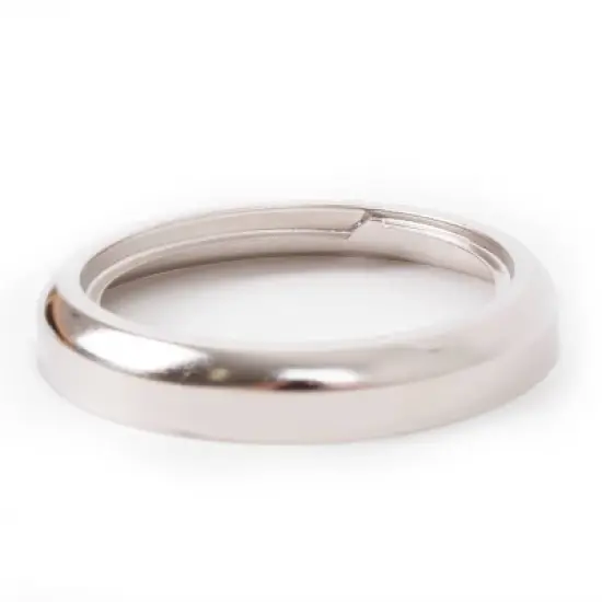 Aladdin Blade Style Burner Collar for Oil Lamps, Glue-On, N122N Nickel Finish image {1}