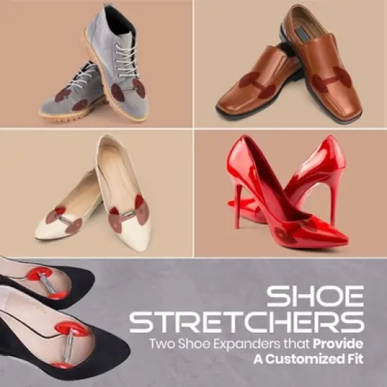 MEDca Shoe Stretcher &ndash; 2 Pairs (4 Stretchers) Red image {1}
