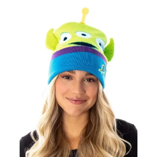 Disney Toy Story Pizza Planet Aliens Beanie 3D Character Design Costume Hat Multicoloured image {3}