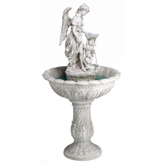 Design Toscano Heavenly Moments Angel Sculptural Fountain image {3}