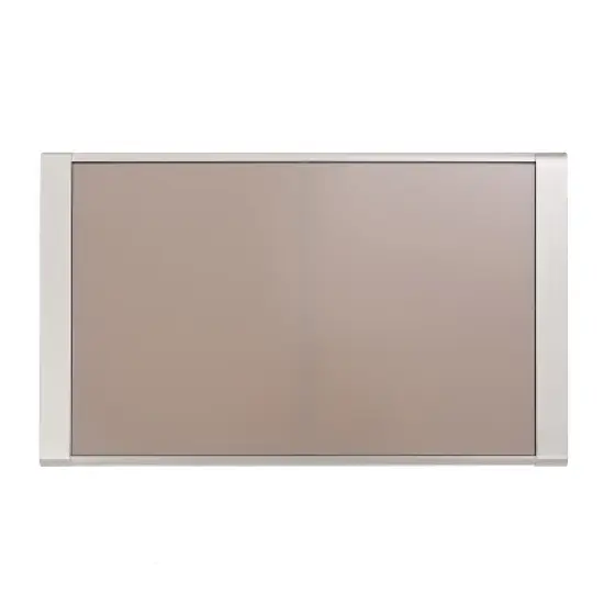 GDFStudio Crested Bay Outdoor Aluminum and Tempered Glass Coffee Table image {4}