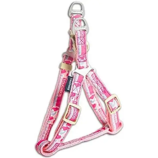 Touchdog  'Faded-Barker' Adjustable Dog Harness and Leash image {1}