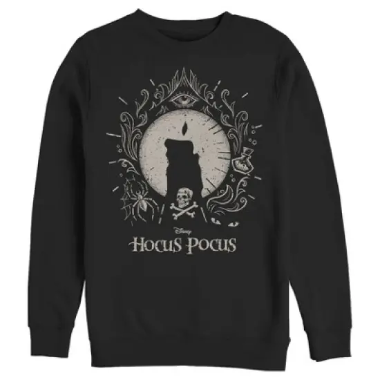 Men's Disney Hocus Pocus Black Flame Candle Sweatshirt image {2}