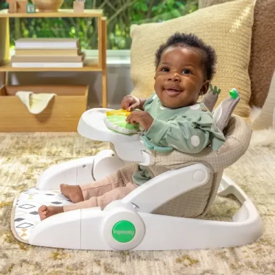 Ingenuity Prop Spot 2-in-1 Sit-Up Infant Floor Seat - Green image {11}