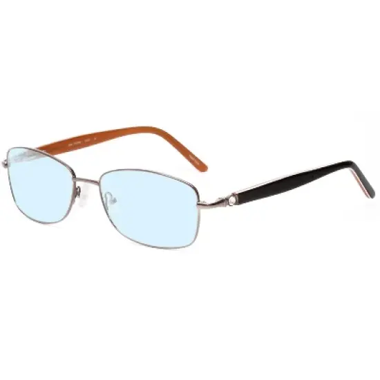Joan Collins JC9796-BRN Ladies Blue Light Designer Eyeglasses Brown Crystal 57mm +2.00 Custom Lens Non-Refundable image {1}