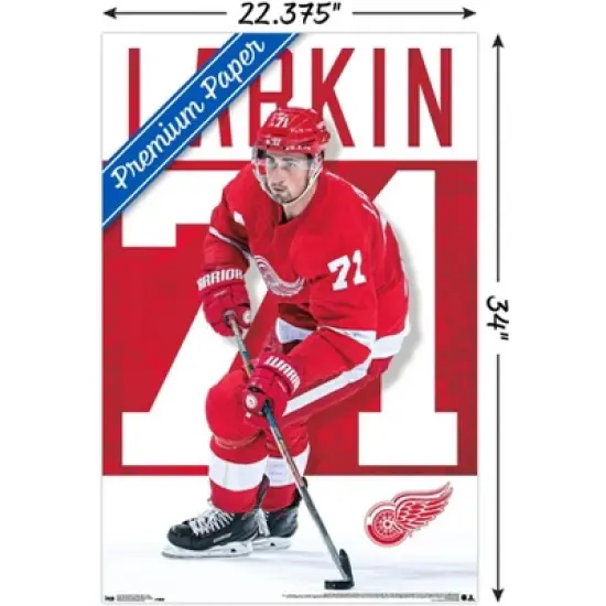 Trends International NHL Detroit Red Wings - Dylan Larkin Unframed Wall Poster Prints image {2}