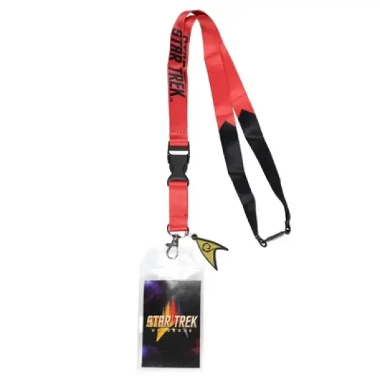Star Trek Lanyard ID Badge Holder Universe Starfleet Operations Insignia ID Badge Holder Key Lanyard image {5}