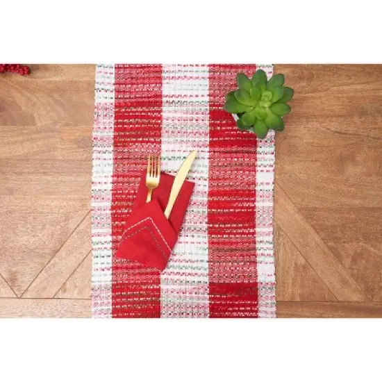 C&F Home Christmas Woven M&Atilde;&copy;lange Table Runner 14" x 72" image {2}