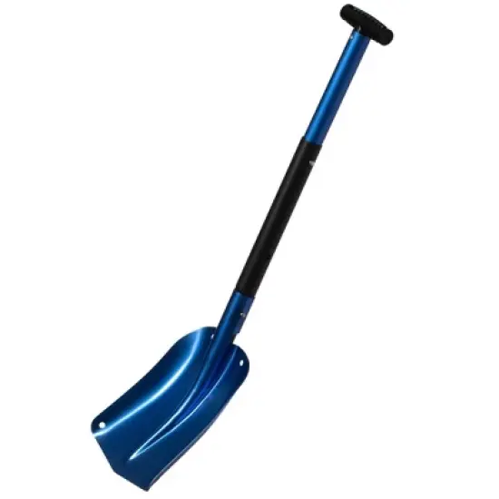 Gardenised Lightweight Extendable Aluminum Telescoping Compact Utility Snow Shovel, Blue image {6}