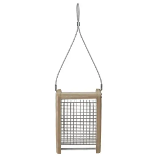 Birds Choice Acorn Shaped Peanut Feeder - Taupe: Weather-Resistant, PET Material, No Assembly Required image {1}