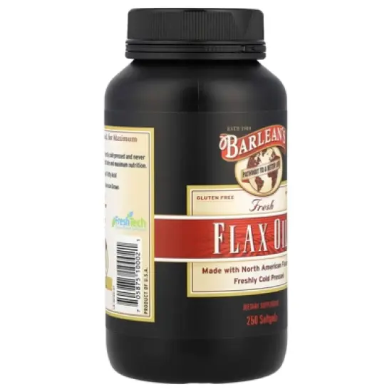Barlean's Fresh Flax Oil, 250 Softgels image {3}
