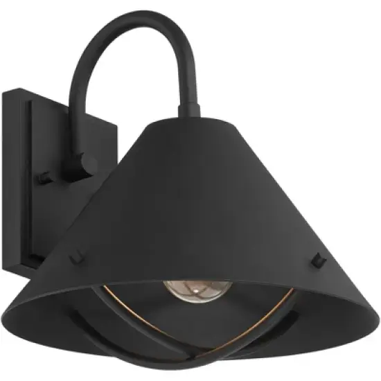 360 Lighting Cartwright 11" High Farmhouse Rustic Outdoor Wall Barn Light Fixture Mount Porch House Exterior Outside Set of 2 Weatherproof Black image {6}